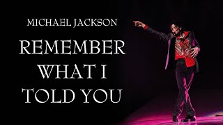 Remember What I Told You (Demo - Unreleased) [HQ]