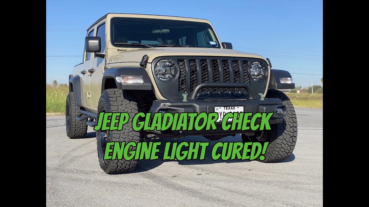 Jeep Gladiator Check Engine Light Cured - YouTube