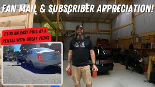 Fan Mail, Subscriber Appreciation & Merch Update | Plus An Easy Pull At A Rental Cabin With Views