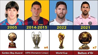 List Of Lionel Messi Career All Trophies & Awards 2023