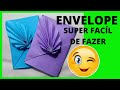 Dobradura de papel - Envelope folha - DIY