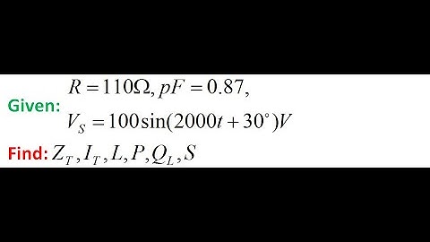AC Analysis of RL Series Circuits | Phasor Diagrams, Impedance & Phase Angle 05