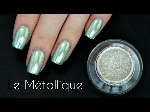 Le Mini Macaron Le Metallique Chrome Manicure Set