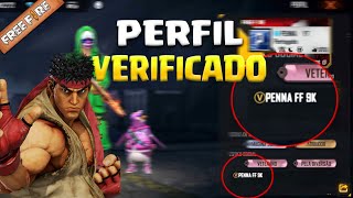 COMO colocar o CÓDIGO de VERIFICADO no PERFIL do  Free Fire!