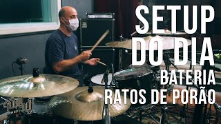 Bateria Ratos de Porão • Setup do dia 004 | Family Mob Studio