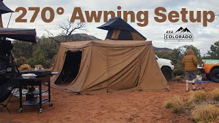 CIRRO 270° LED AWNING SYSTEM Set up | 4x4 Colorado