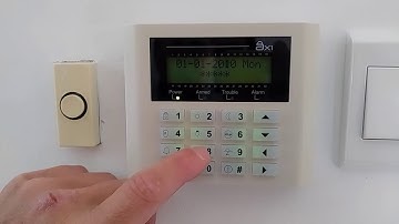 Alarm system AX1 - Change Password