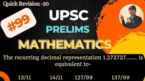 The recurring decimal representation 1.272727.
