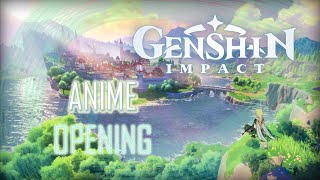 Genshin Impact Anime Opening - Mondstadt Arc | 