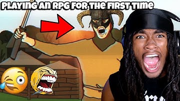 Playing an RPG for the first & second time REACTION!!