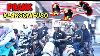 PRANK KLAKSON TRUK FUSO BIKIN NGAKAK