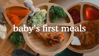 WE’RE STARTING OUR BABY LED WEANING JOURNEY👶🏻🍓🍗 Sunny’s first 14 days of solids