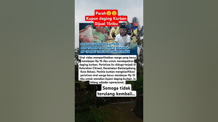 kupon daging kurban dijual 15000 #viral #short