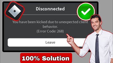 How To Fix Unexpected Client Behaviour Roblox 2024 | How To Fix Error Code 268 Roblox