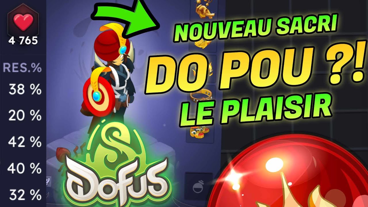 NOUVEAU STUFF SACRIEUR FEU DO POU SUR DOFUS 3 (OUI)