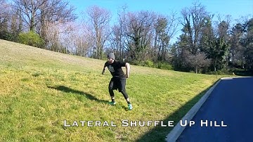Lateral Shuffle Up Hill