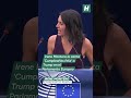 Irene Montero le canta 'Cumpleaños feliz' a Trump