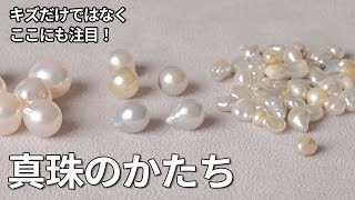 真珠の形について | いびつな形状の見分け方 | 宇和島イノウエパール
