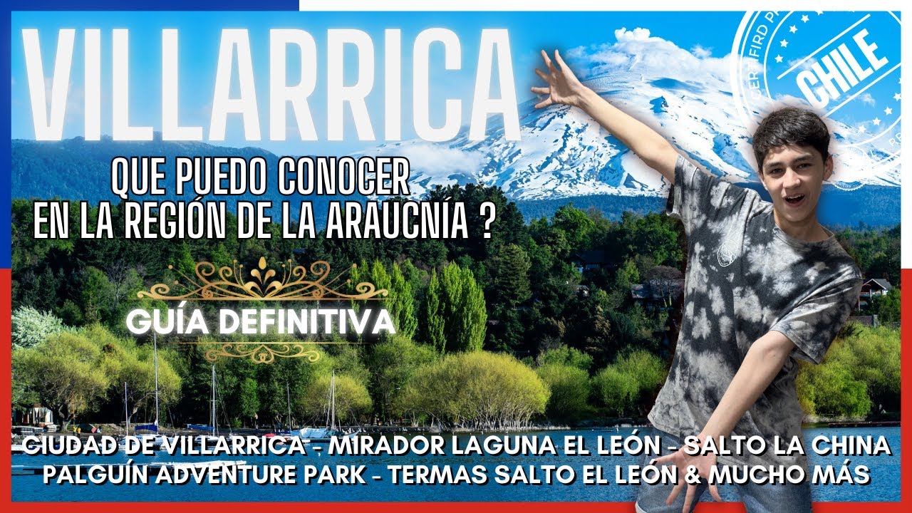 CIUDAD DE VILLARRICA, Lago, TERMAS, saltos, miradores, ARAUCANIA 🌲 | CHILE 🇨🇱 GUÍA COMPLETA!
