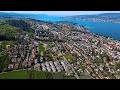 Drone Views of Switzerland in 4k: Au Peninsula & Wädenswil