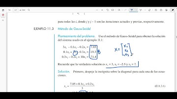 Gauss Seidel con Python