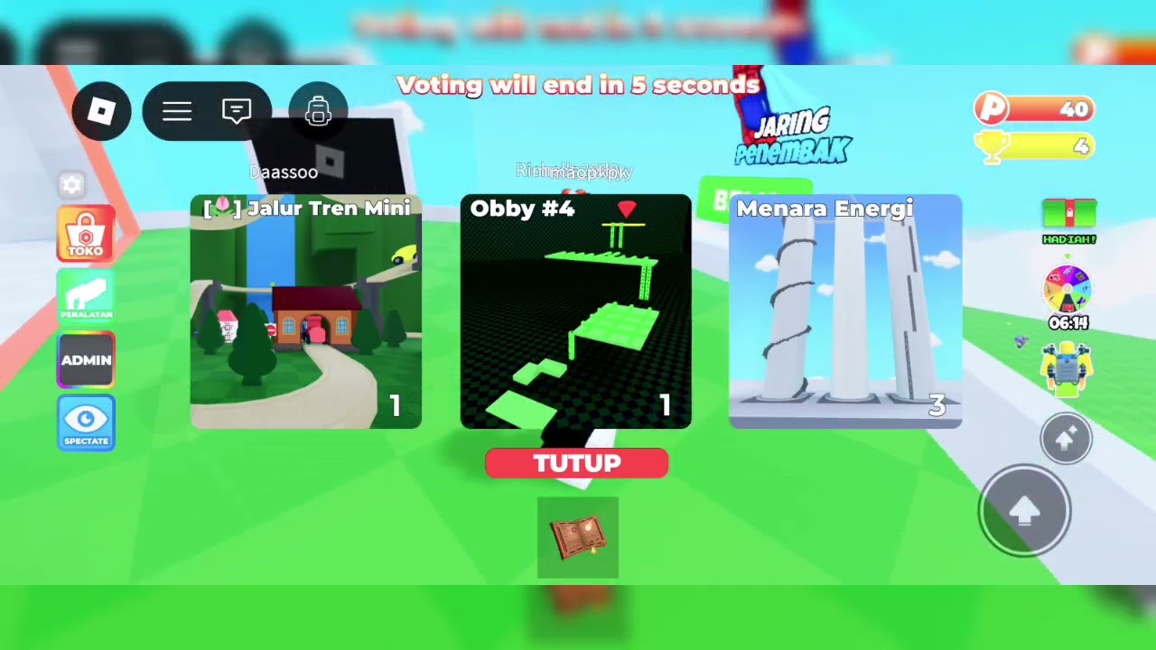 Bermain The floor is lava🤪😎 #Fioramailofficial#Roblox#kerjasama