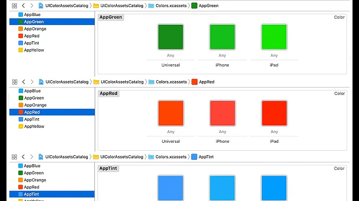 [Xcode Pro Tips] How to use Asset Catalogs to support Named Colors?