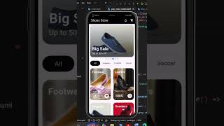 Shoe Store with Flutter  #flutter #coding #AppDevelopment #MobileApp  #ECommerce #CodingLife