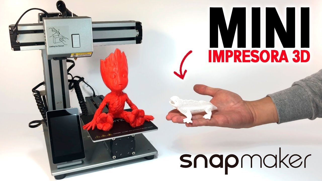 Mini Impresora 3D Snapmaker - La Impresora 3D más pequeña 