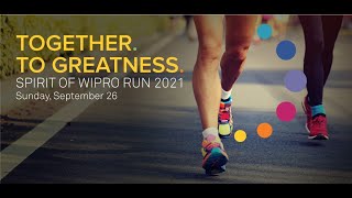 Together. To Greatness. : Wipro's SOW Virtual Run 2021