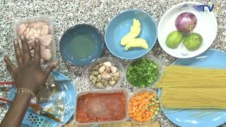 Chef Eniola Prepares Her Spicy Lemon Butter Garlic Chicken With Pasta [RECIPE]