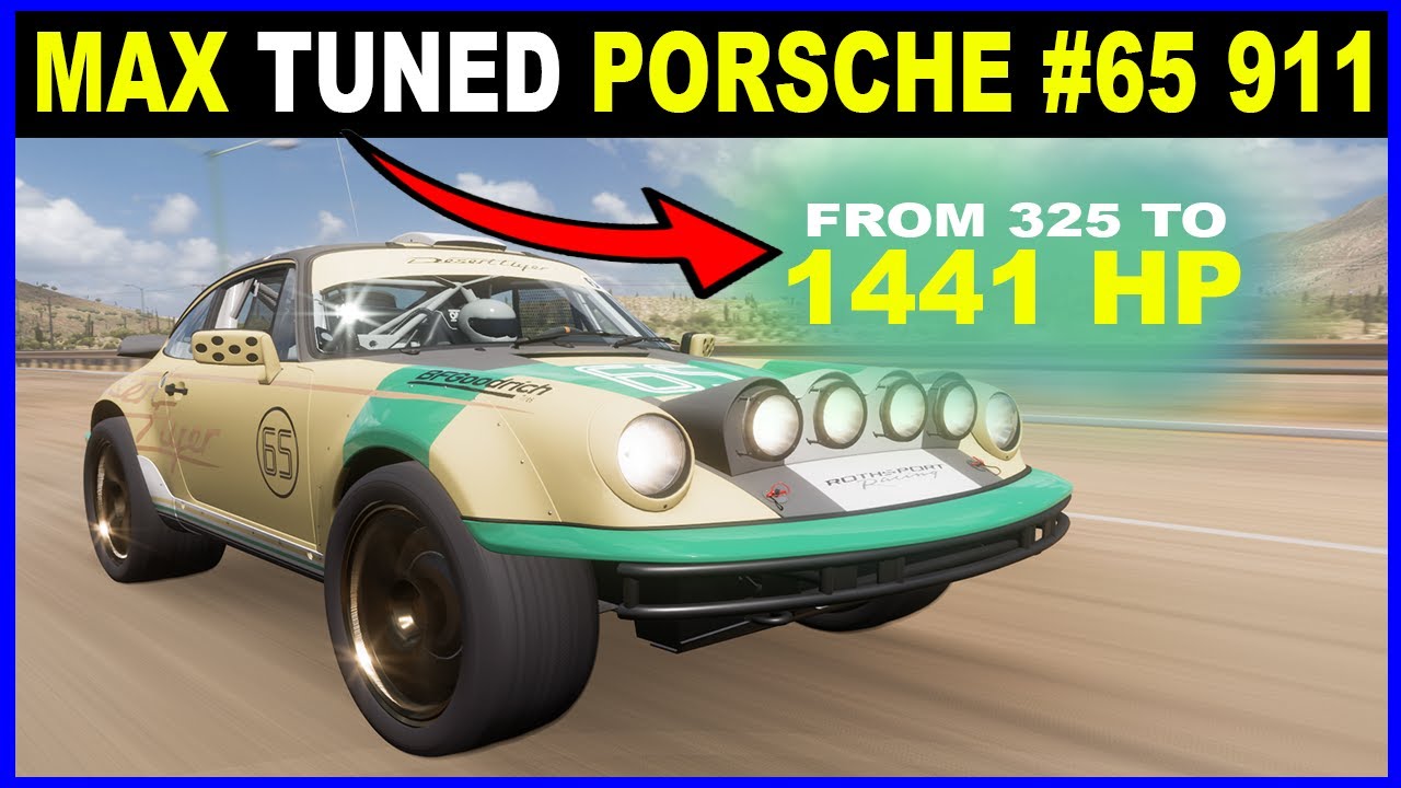MAX TUNED Porsche #65 911 Desert Flyer - Tuning to BREAK top max