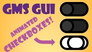 Animated Drag GUI Checkbox and Radio Buttons