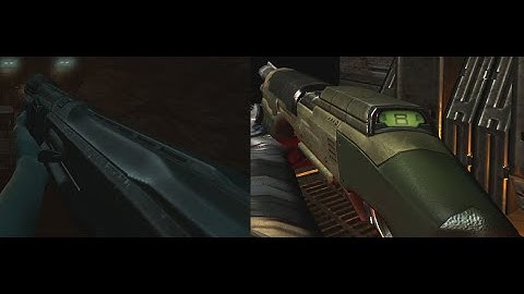 DOOM 3 vs Quake 4 weapons comparison