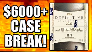 RIPPING A $6000+ CASE OF 2023 TOPPS DEFINITIVE MLB!