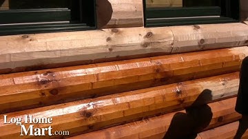 How to Stain a Log Home - Part 2 of 3. LogHomeMart.com
