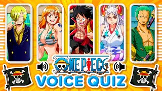 ONE PIECE VOICE QUIZ 🗣️👒 Guess the One Piece character voice 🏴‍☠️