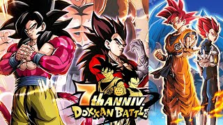 Crazy 7Th Anniversary Lr Summons Dokkan Battle