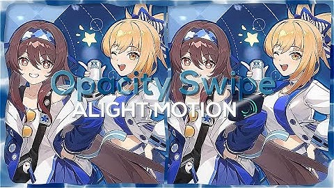 OPACITY SWIPE TRANSITION | ALIGHT MOTION