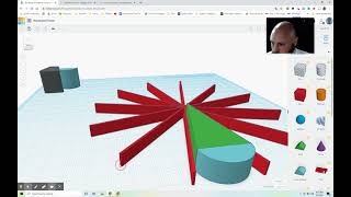 Making the Murakami Flower with Tinkercad