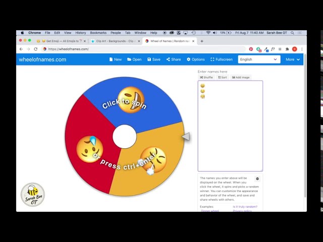 Putting a Spinner in Google Slides 