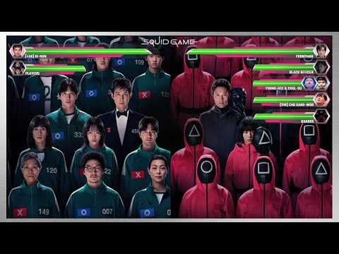 Squid Game All Fight WITH HEALTHBARS #3