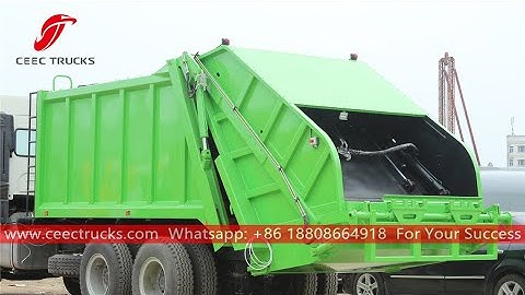 Philippines 12m³ Garbage Compactor Truck Body produced by CEEC TRUCKS