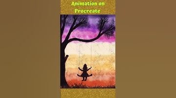 Simple Animation in Procreate | using animation assist feature