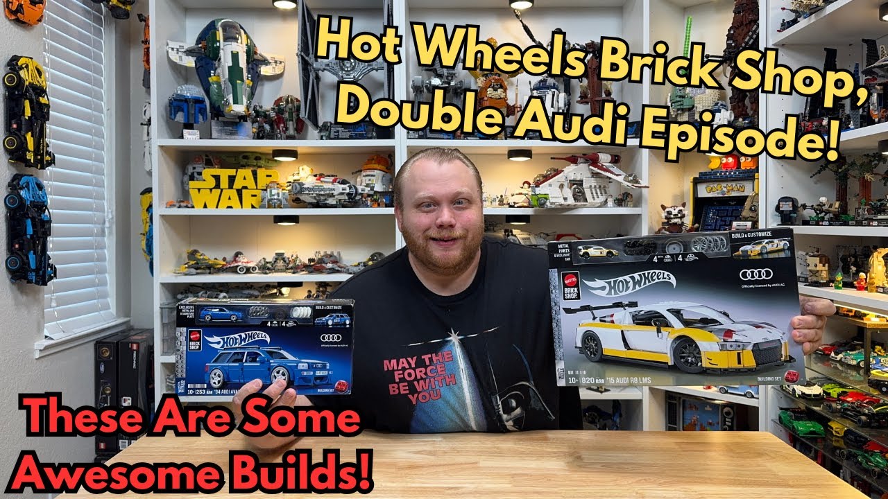Модельки Hot Wheels Brick Shop: Audi Avant и R8 LMS! (Двойной эпизод про Audi!)
