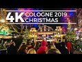 [4K] Flashback: Christmas Market Walking Tour Before the Crisis 2019 - Cologne Germany