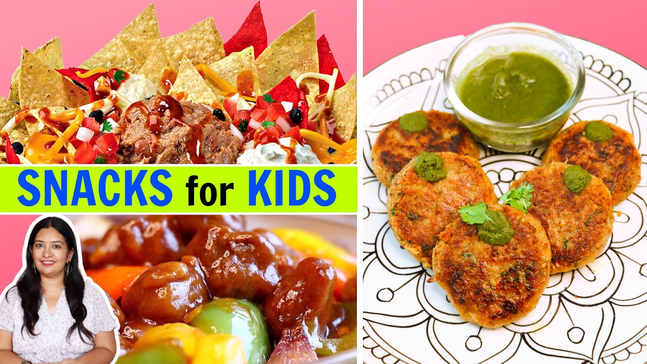 Easy SNACKS Recipe for KIDS/TEENAGERS | बच्चों की भूख के लिए बनाये नाश्ता | CookWithNisha | Cook With Nisha