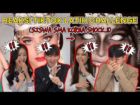 Reaksi Siswa SMA Korea Shock..!! Lihat 'LATHI CHALLENGE' 😱😱 TikTok INDONESIA l Reaction Weird Genius