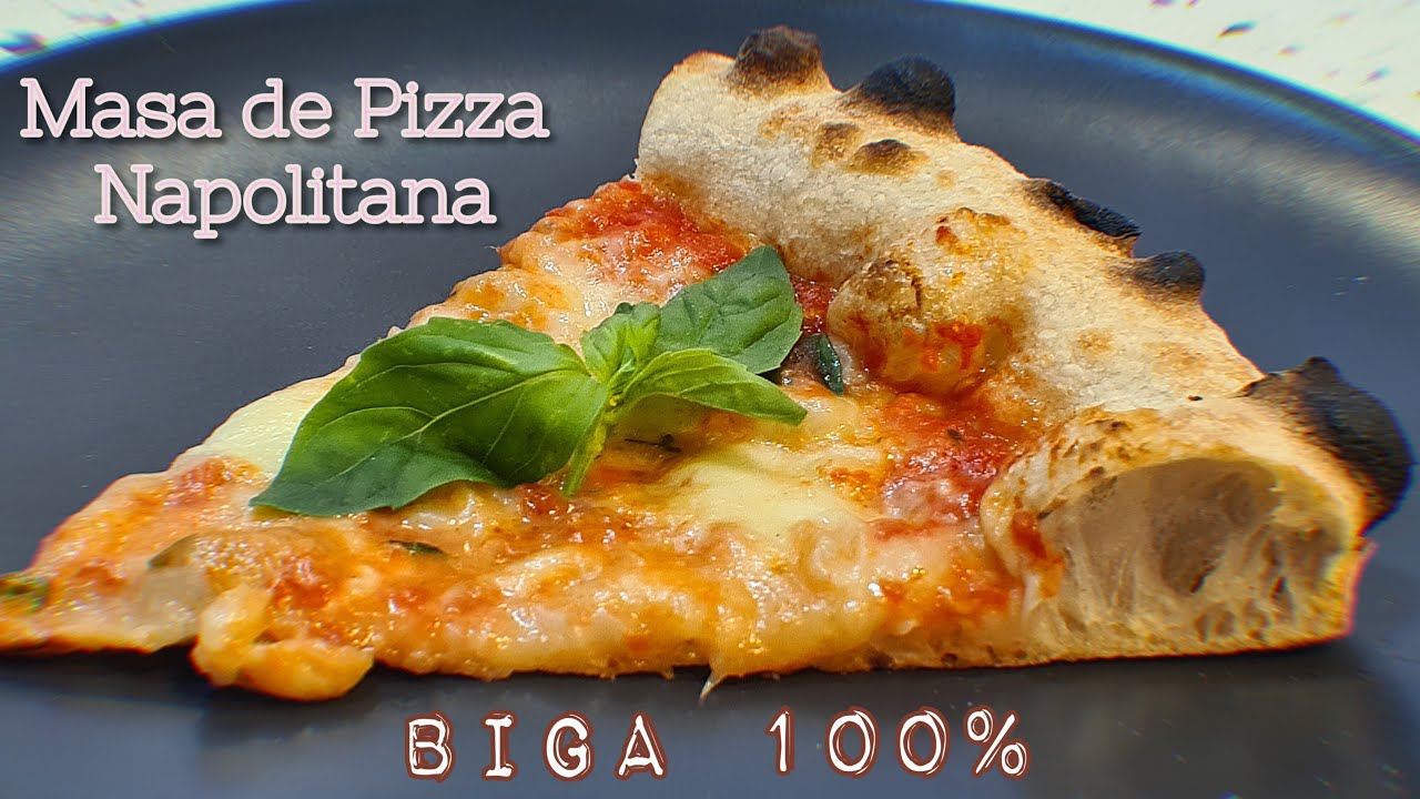 Masa de Pizza Napolitana con Biga 100% (hecha a mano)