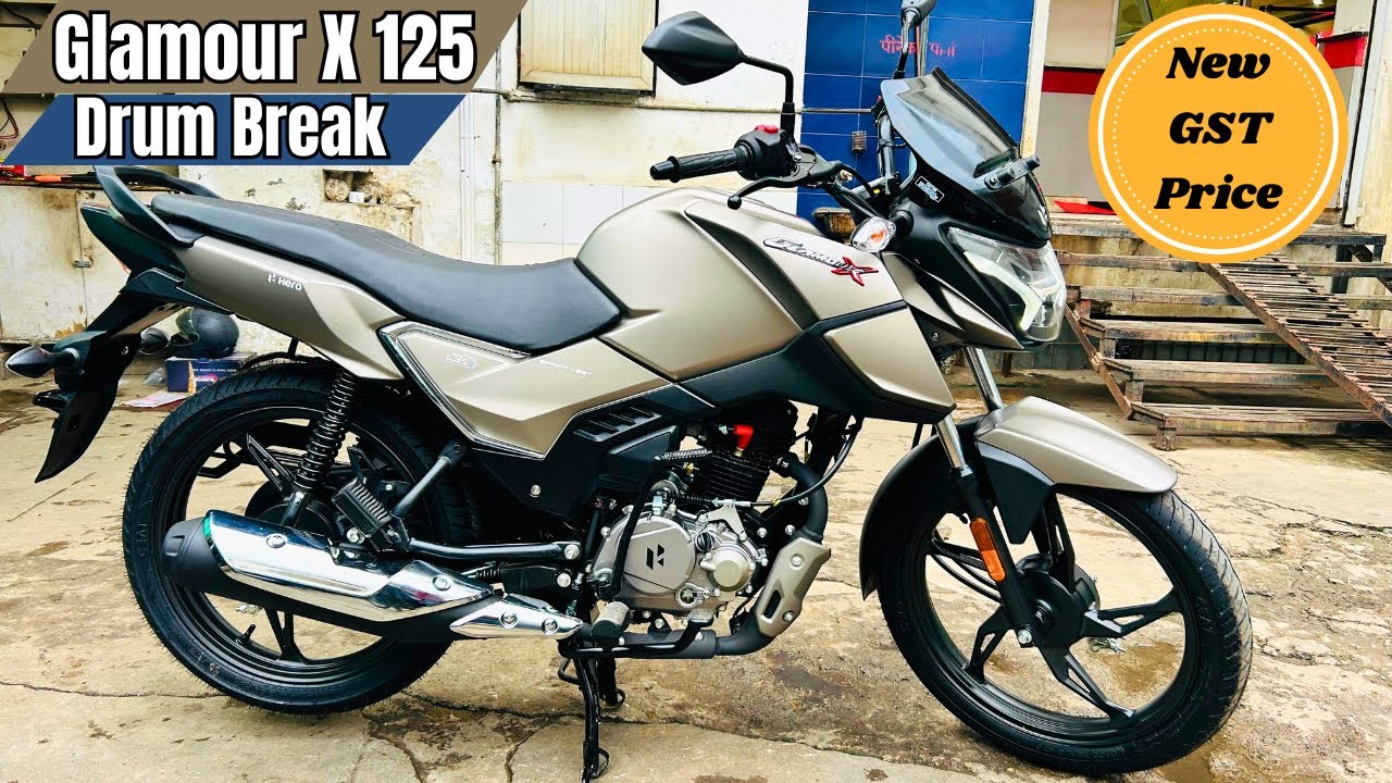 BROKEN ENGLISH/RAISED IN GLAMOUR メロハー Hero MotoCorp GLAMOUR X Disc Brake OBD2B MATT METALLIC SILVER